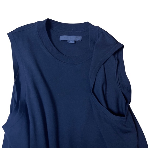 Alexander Wang Merino Wool Black Split Dress - Picture 9 of 9